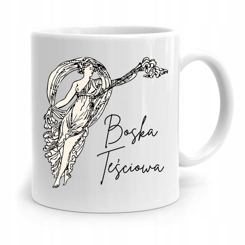 Kubek Prezent Dla Teściowej Mamy Boska Teściowa Z Nadrukiem Ze Zdjęciem