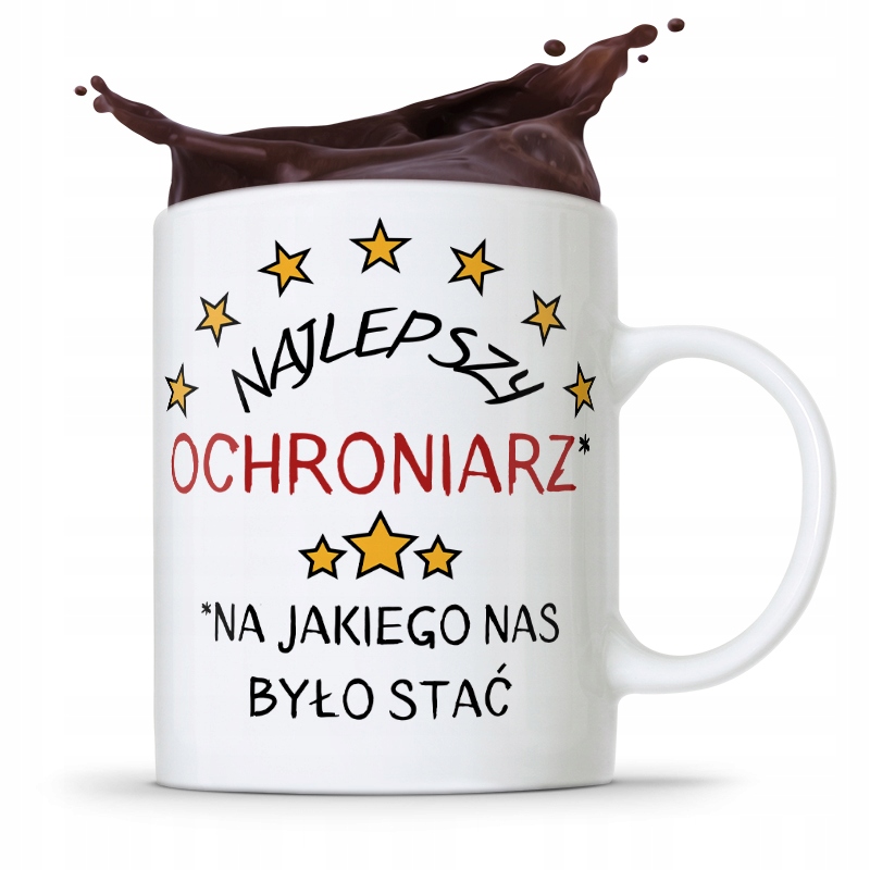 Dla Ochroniarza Stróża Kubek Najlepszy Ochroniarz Z Nadrukiem Ze Zdjęciem