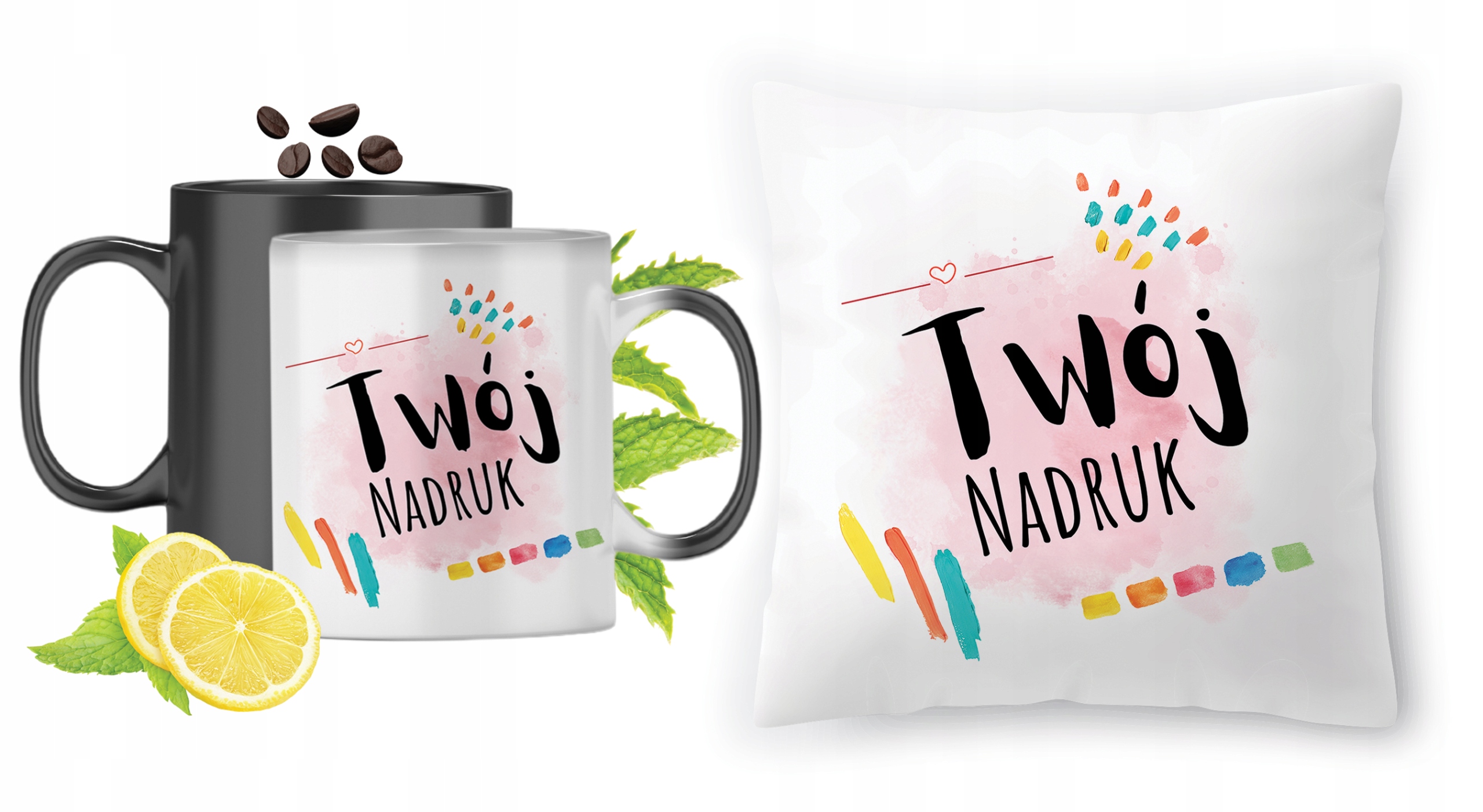 Dla Vice Kierownika Zestaw Kubek Magiczny + Poduszka Z Nadrukiem Ze Zdjęcie