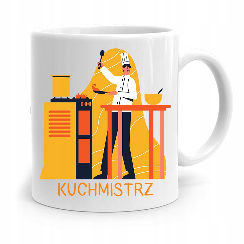 Kubek Dla Kucharza Kucharki Kuchmistrz Z Nadrukiem Ze Zdjęciem