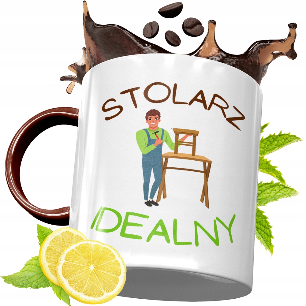 Kubek Bordowy Dla Stolarza Na Urodziny Prezent Z Nadrukiem Ze Zdjęciem