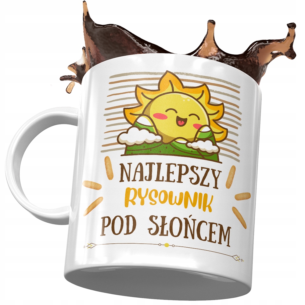 Dla Rysownika Kubek Na Urodziny Na Prezent Z Nadrukiem Ze Zdjęciem