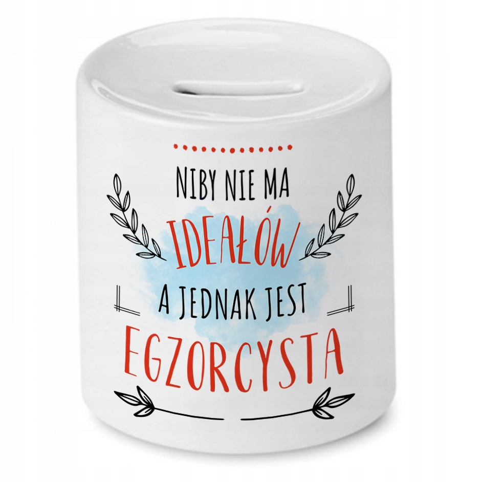 Skarbonka Dla Egzorcysty Na Urodziny Na Prezent Z Nadrukiem Ze Zdjęciem