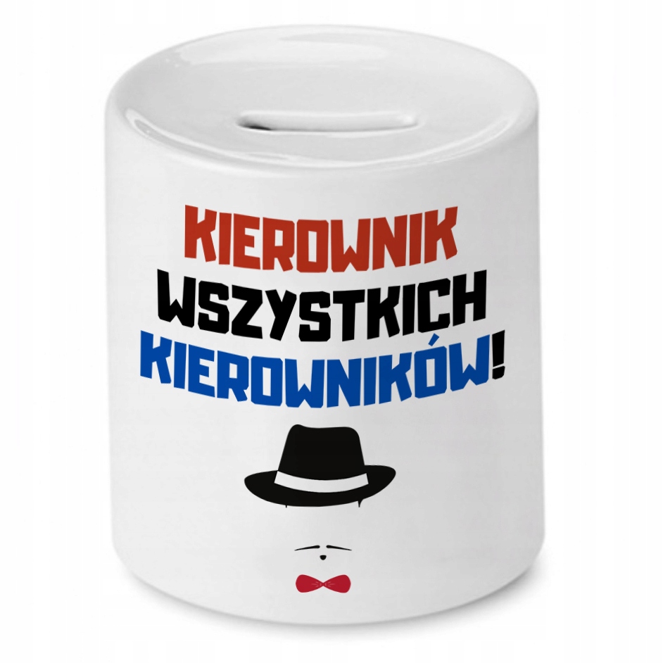 Skarbonka Dla Kierownika Kierownik Wszystkich Z Nadrukiem Ze Zdjęciem