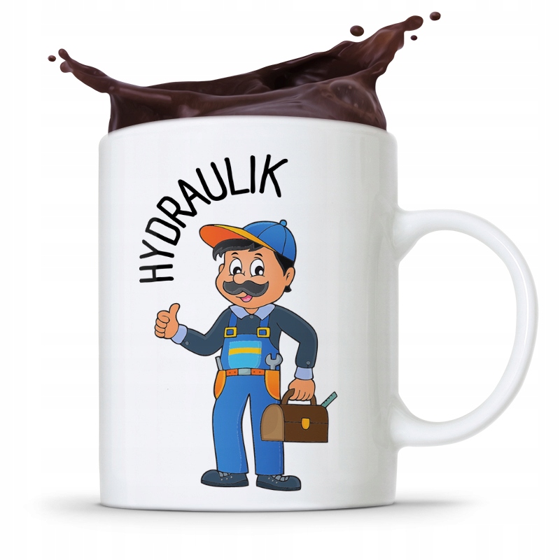 Kubek Prezent Dla Hydraulika Hydraulik Z Nadrukiem Ze Zdjęciem