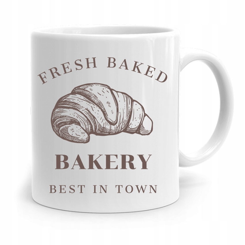 Kubek Prezent Dla Piekarza Fresh Baked Bakery Best Z Nadrukiem Ze Zdjęciem
