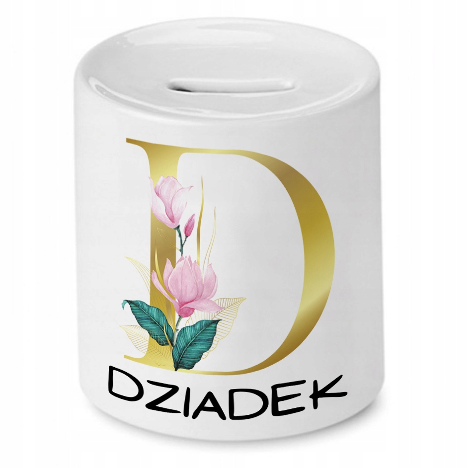 Skarbonka Dzień Dziadka Dziadek Prezent Z Nadrukiem Ze Zdjęciem