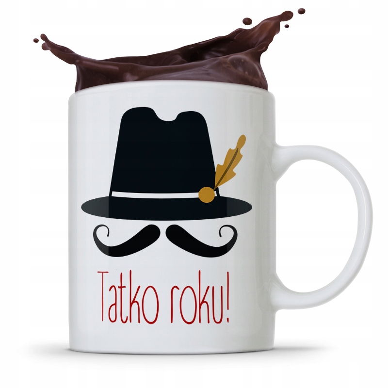 Kubek Na Dzień Ojca Dla Taty Tatko Roku! Prezent Z Nadrukiem Ze Zdjęciem