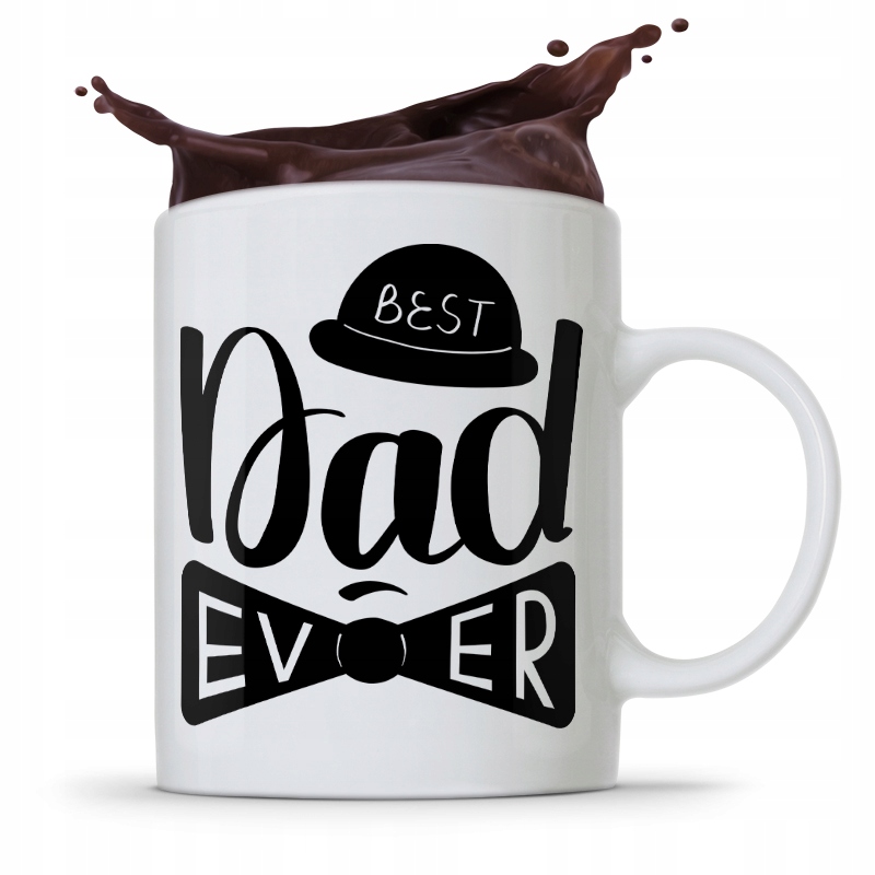 Kubek Na Dzień Ojca Dla Taty Best Dad Ever Prezent Z Nadrukiem Ze Zdjęciem