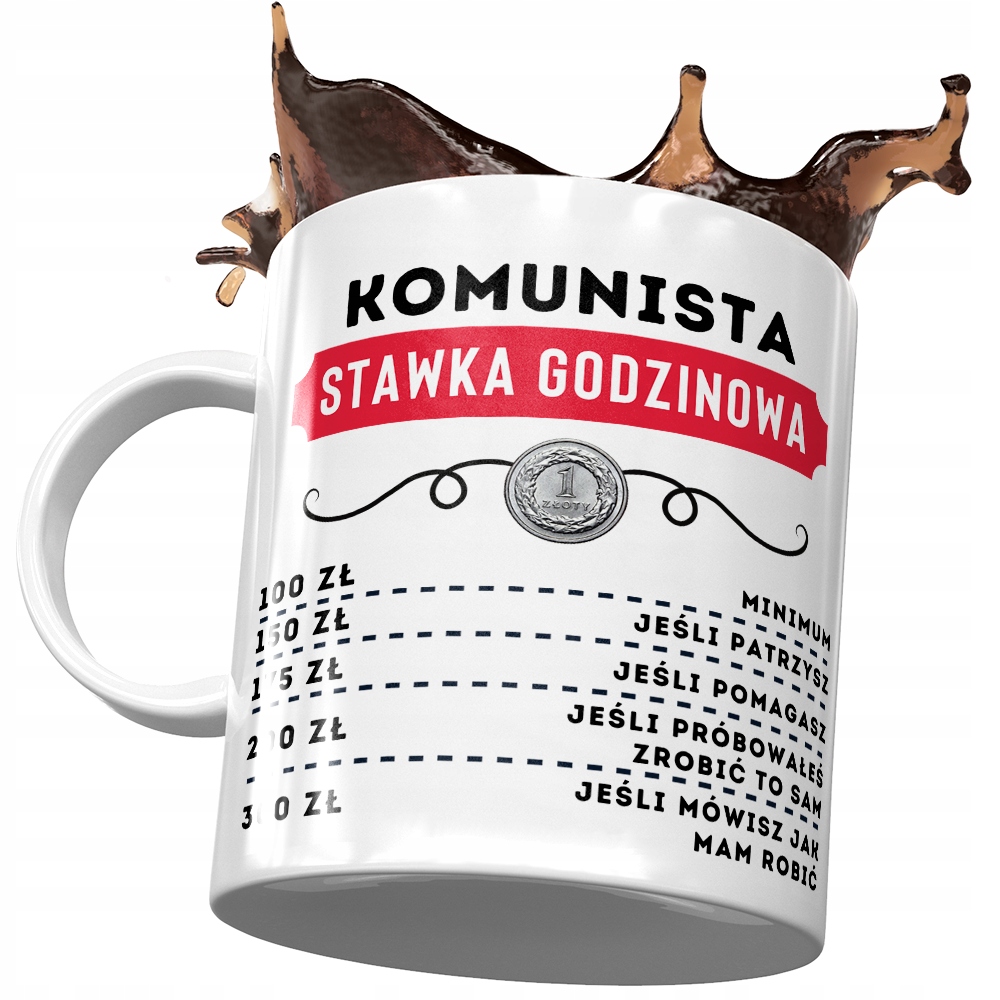 Dla Komunisty Kubek Na Urodziny Na Prezent Z Nadrukiem Ze Zdjęciem