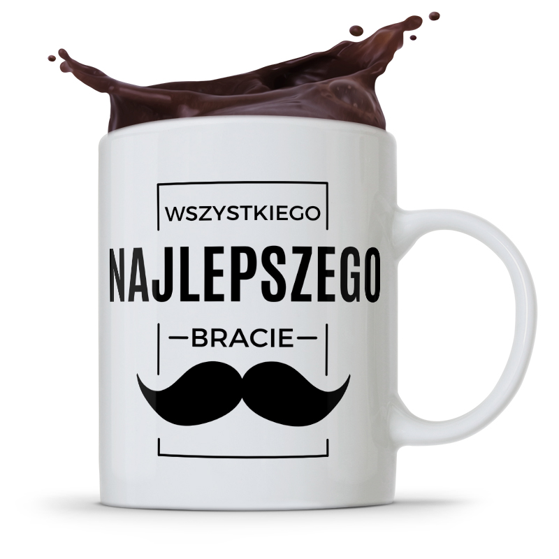 Kubek Prezent Dla Brata Wszystkiego Najlepszego Z Nadrukiem Ze Zdjęciem