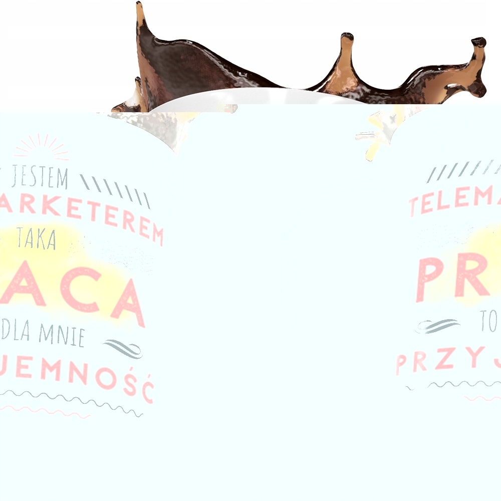 Kubek Dla Telemarketera Taka Praca To Przyjemność Z Nadrukiem Ze Zdjęciem