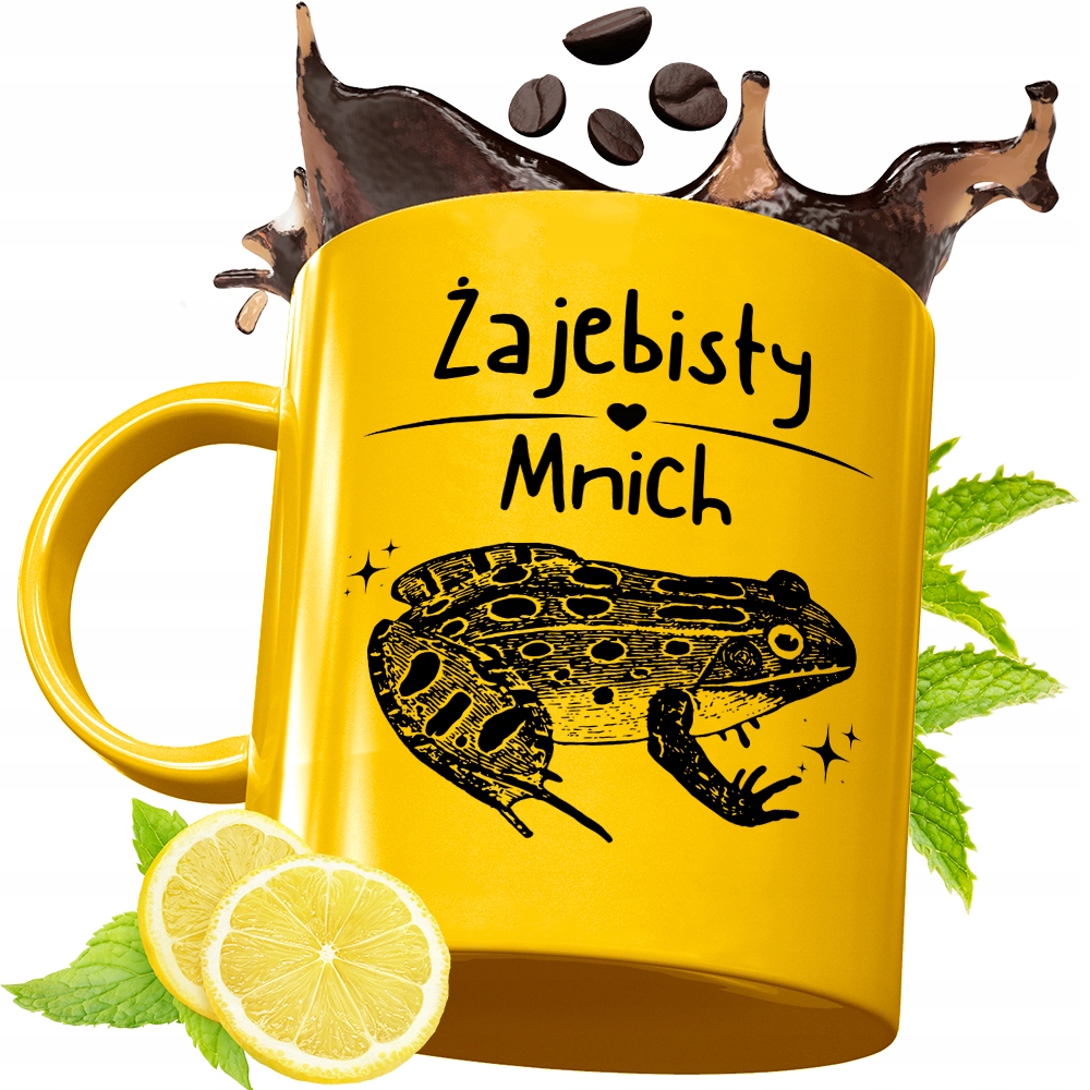 Złoty Kubek Premium Dla Mnicha Prezent Z Nadrukiem Ze Zdjęciem