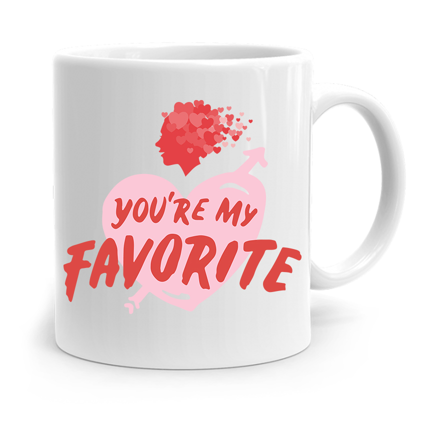 Kubek Prezent Dla Dziewczyny You're My Favorite Z Nadrukiem Ze Zdjęciem