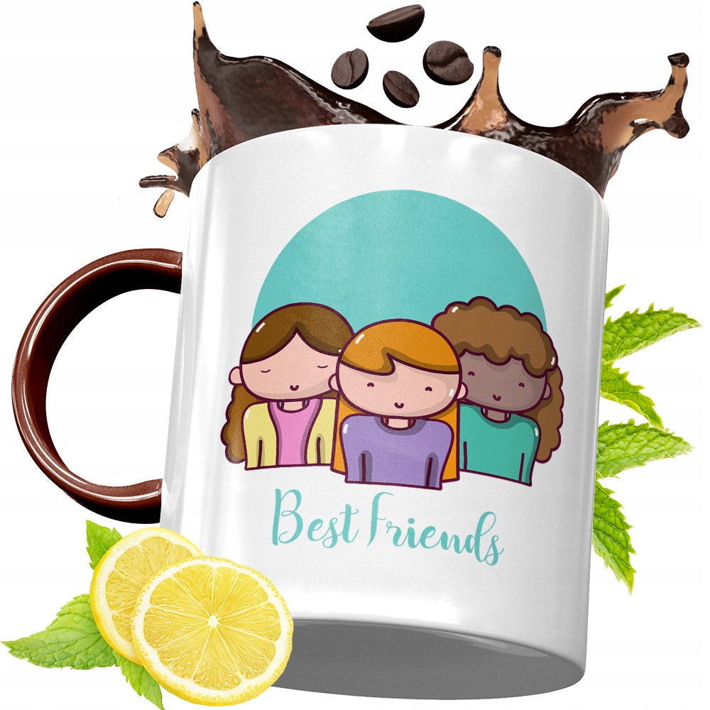 Kubek Bordowy Dla Przyjaciela Na Urodziny Prezent Z Nadrukiem Ze Zdjęciem