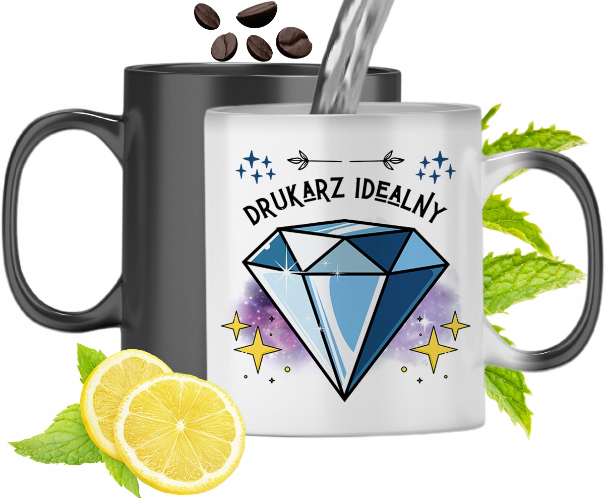 Dla Drukarza Kubek Magiczny Na Urodziny Prezent Z Nadrukiem Ze Zdjęciem