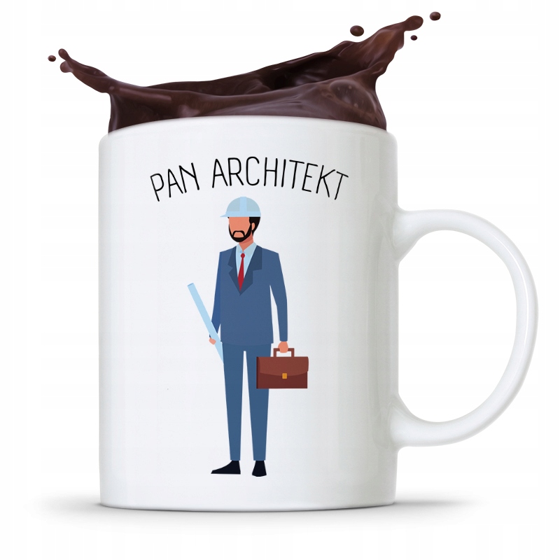 Kubek Architekta Projektanta Pan Architekt Prezent Z Nadrukiem Ze Zdjęciem