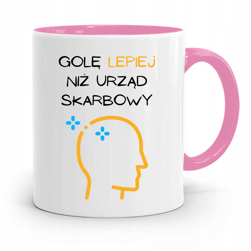 Kubek Różowy Dla Fryzjera Gole Lepiej Niż Urząd Z Nadrukiem Ze Zdjęciem