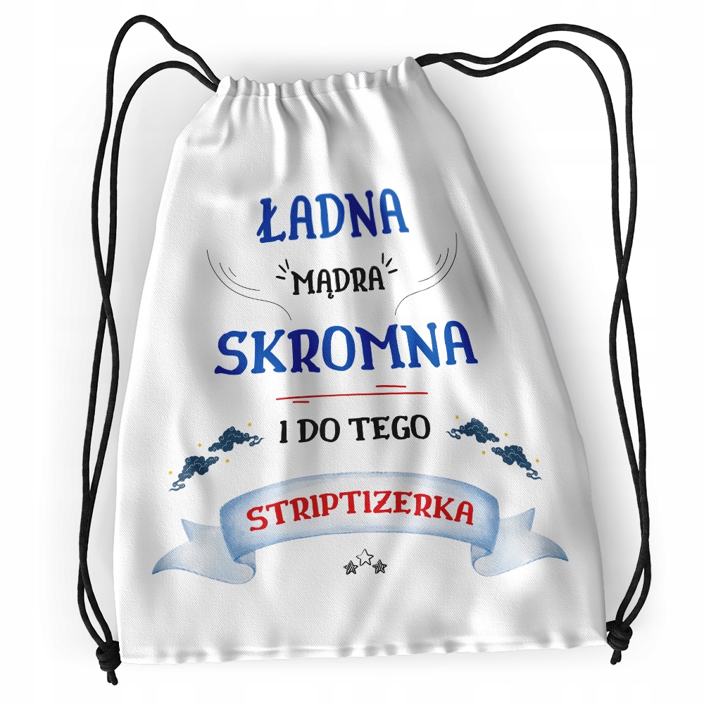 Plecak Dla Striptizerki Sportowy Szkolny Worek Z Nadrukiem Ze Zdjęciem
