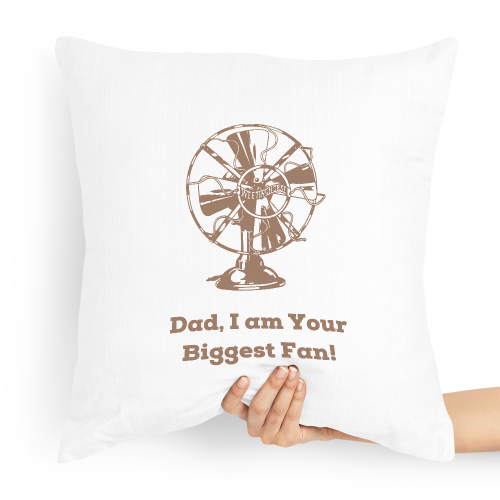 Poduszka Dla Taty Dad I Am Your Biggest Fan! Z Nadrukiem Ze Zdjęciem