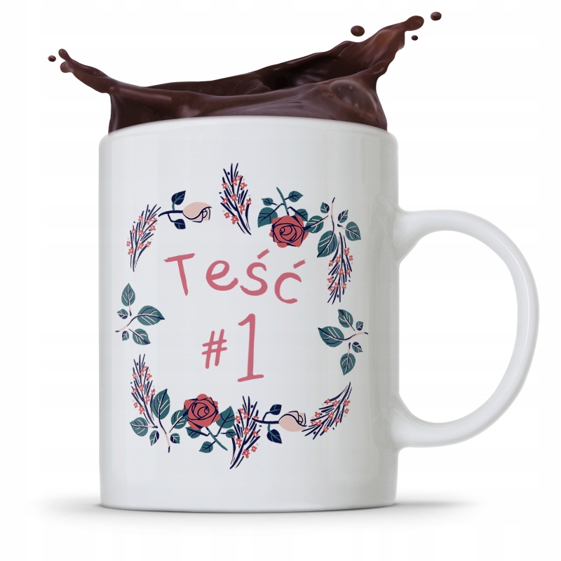 Kubek Prezent Dla Teścia Teść Numer Jeden Prezent Z Nadrukiem Ze Zdjęciem