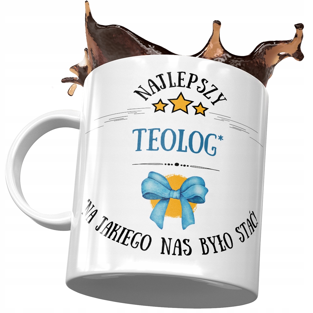 Kubek Dla Teologa Najlepszy Teolog Prezent Z Nadrukiem Ze Zdjęciem