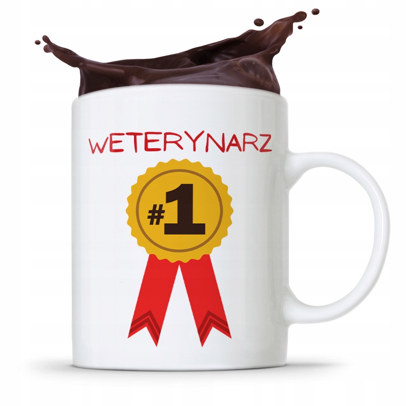 Kubek Dla Weterynarza Weterynarz Numer Jeden Z Nadrukiem Ze Zdjęciem