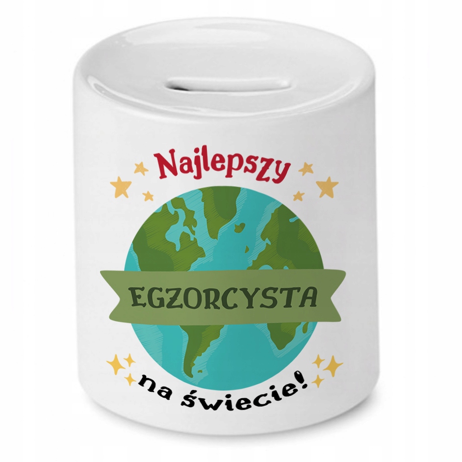 Dla Egzorcysty Skarbonka Na Urodziny Na Prezent Z Nadrukiem Ze Zdjęciem Z N