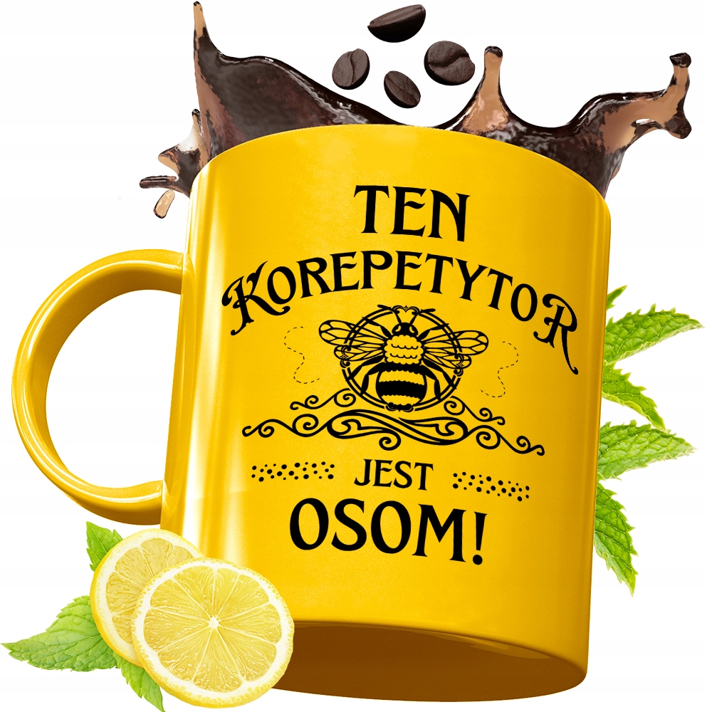 Złoty Kubek Premium Dla Korepetytora Prezent Z Nadrukiem Ze Zdjęciem