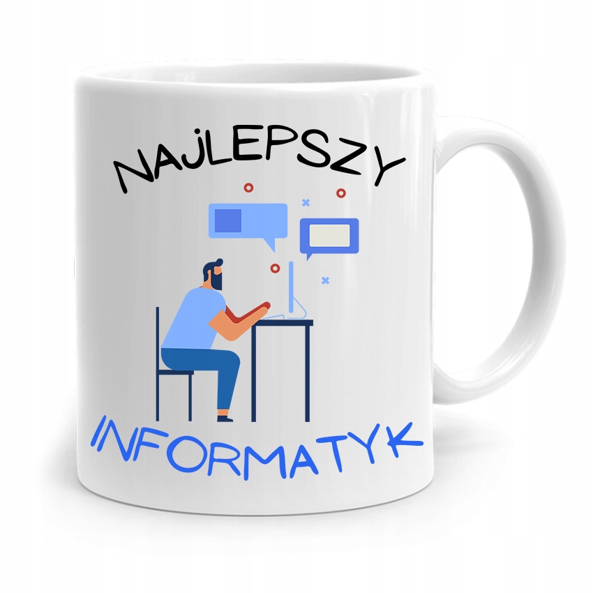 Kubek Informatyka Programisty Najlepszy Informatyk Z Nadrukiem Ze Zdjęciem