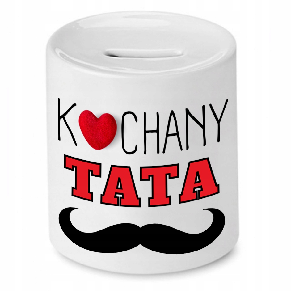 Skarbonka Dla Taty Kochant Tata Kochany Ojciec Z Nadrukiem Ze Zdjęciem