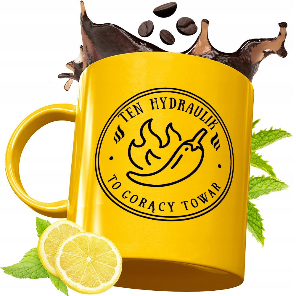 Złoty Kubek Premium Dla Hydraulika Prezent Z Nadrukiem Ze Zdjęciem
