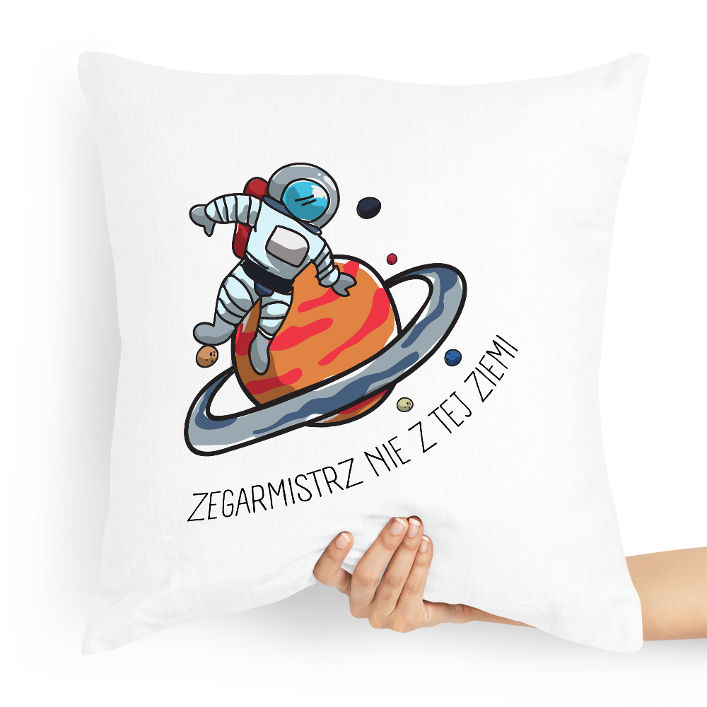 Poduszka Dla Zegarmistrza Nie Z Tej Ziemi Prezent Z Nadrukiem Ze Zdjęciem