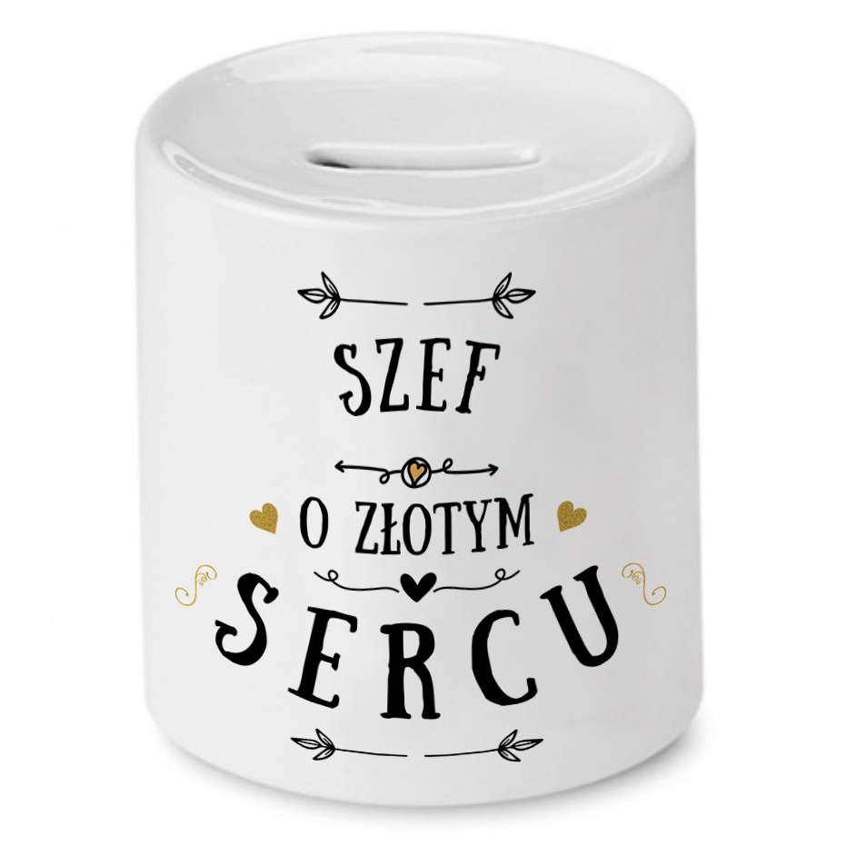 Dla Szefa Skarbonka Na Urodziny Na Prezent Z Nadrukiem Ze Zdjęciem