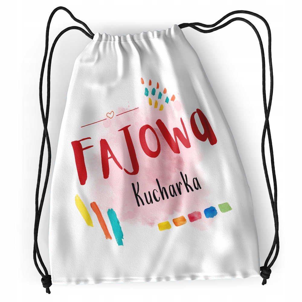 Plecak Dla Kucharki Sportowy Szkolny Worek Torba Z Nadrukiem Ze Zdjęciem