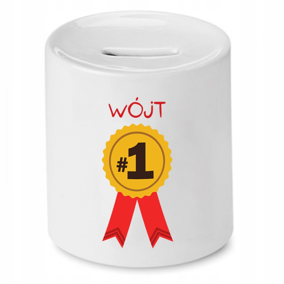 Skarbonka Prezent Dla Wójta Wójt Numer Jeden Z Nadrukiem Ze Zdjęciem