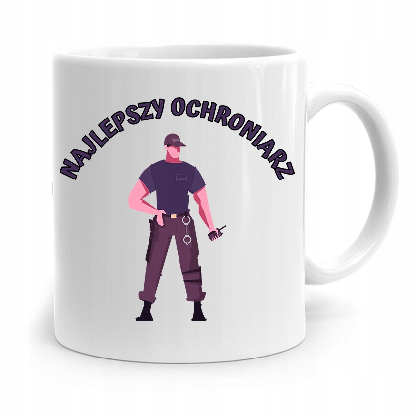 Dla Ochroniarza Stróża Kubek Najlepszy Ochroniarz Z Nadrukiem Ze Zdjęciem
