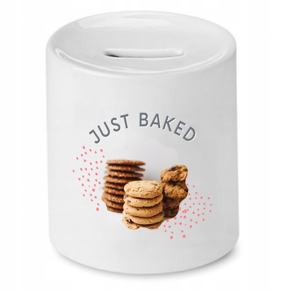 Skarbonka Dla Piekarza Just Baked Prezent Z Nadrukiem Ze Zdjęciem