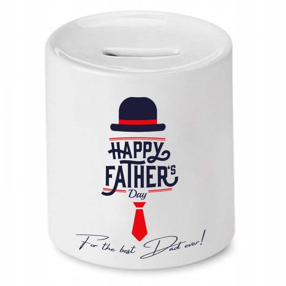 Skarbonka Dla Taty Happy Father's Day Prezent Z Nadrukiem Ze Zdjęciem
