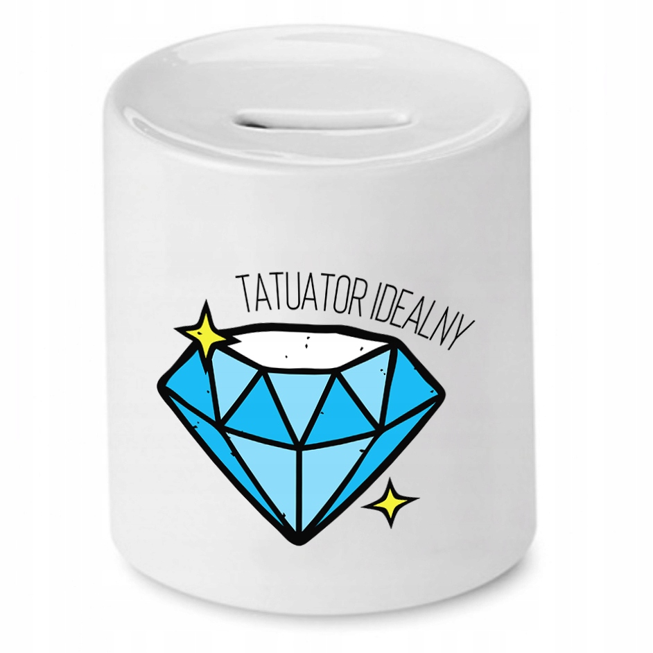 Dla Tatuażysty Prezent Skarbonka Tatuator Idealny Z Nadrukiem Ze Zdjęciem
