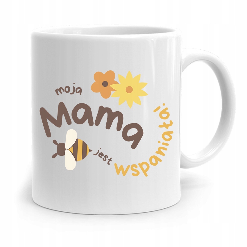 Kubek Prezent Dla Mamy Matki Mama Jest Wspaniała Z Nadrukiem Ze Zdjęciem