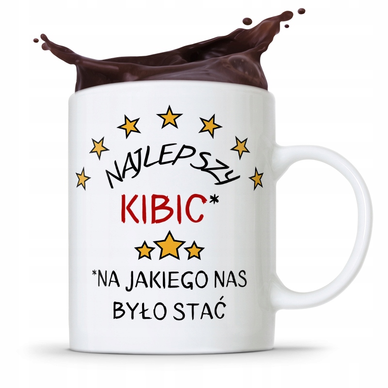 Dla Kibcia Kibola Fana Kubek Najlepszy Kibic Z Nadrukiem Ze Zdjęciem