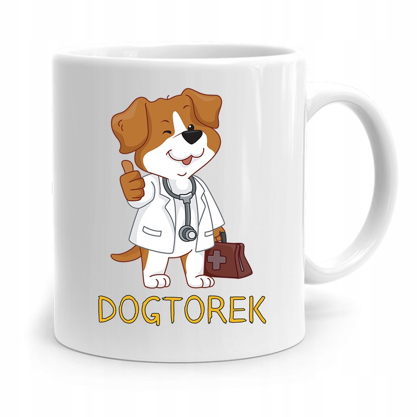 Kubek Dla Weterynarza Dogtorek Prezent Z Nadrukiem Ze Zdjęciem