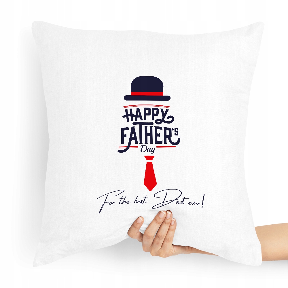 Poduszka Prezent Dla Taty Ojca Happy Father's Day Z Nadrukiem Ze Zdjęciem