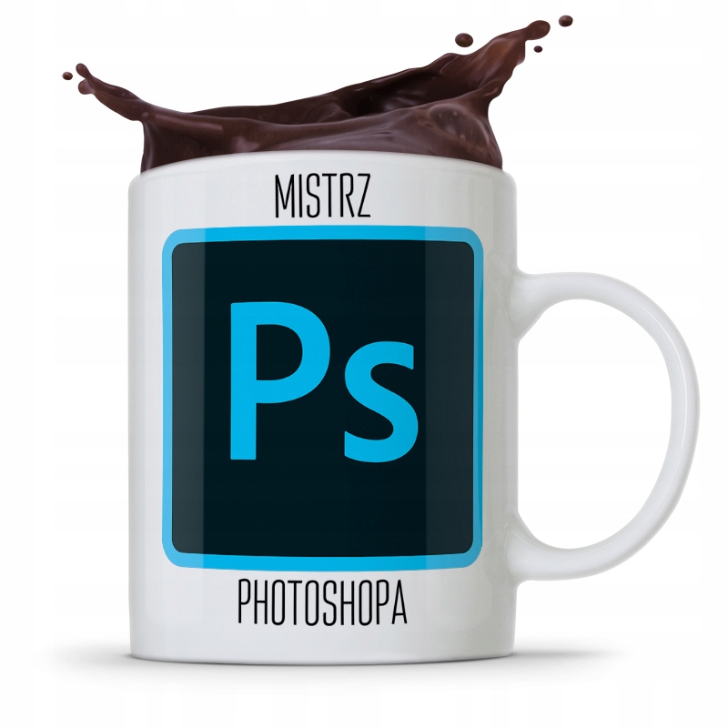 Kubek Prezent Dla Grafika Mistrz Photoshopa Z Nadrukiem Ze Zdjęciem