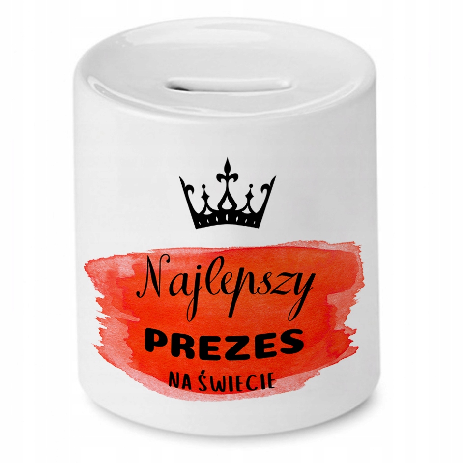 Dla Prezesa Viceprezesa Skarbonka Najlepszy Prezes Z Nadrukiem Ze Zdjęciem