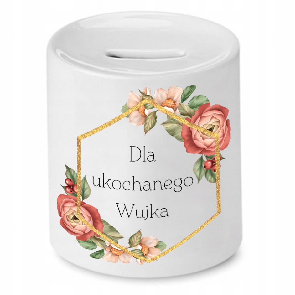 Skarbonka Dla Wujka Dla Ukochanego Wujka Prezent Z Nadrukiem Ze Zdjęciem