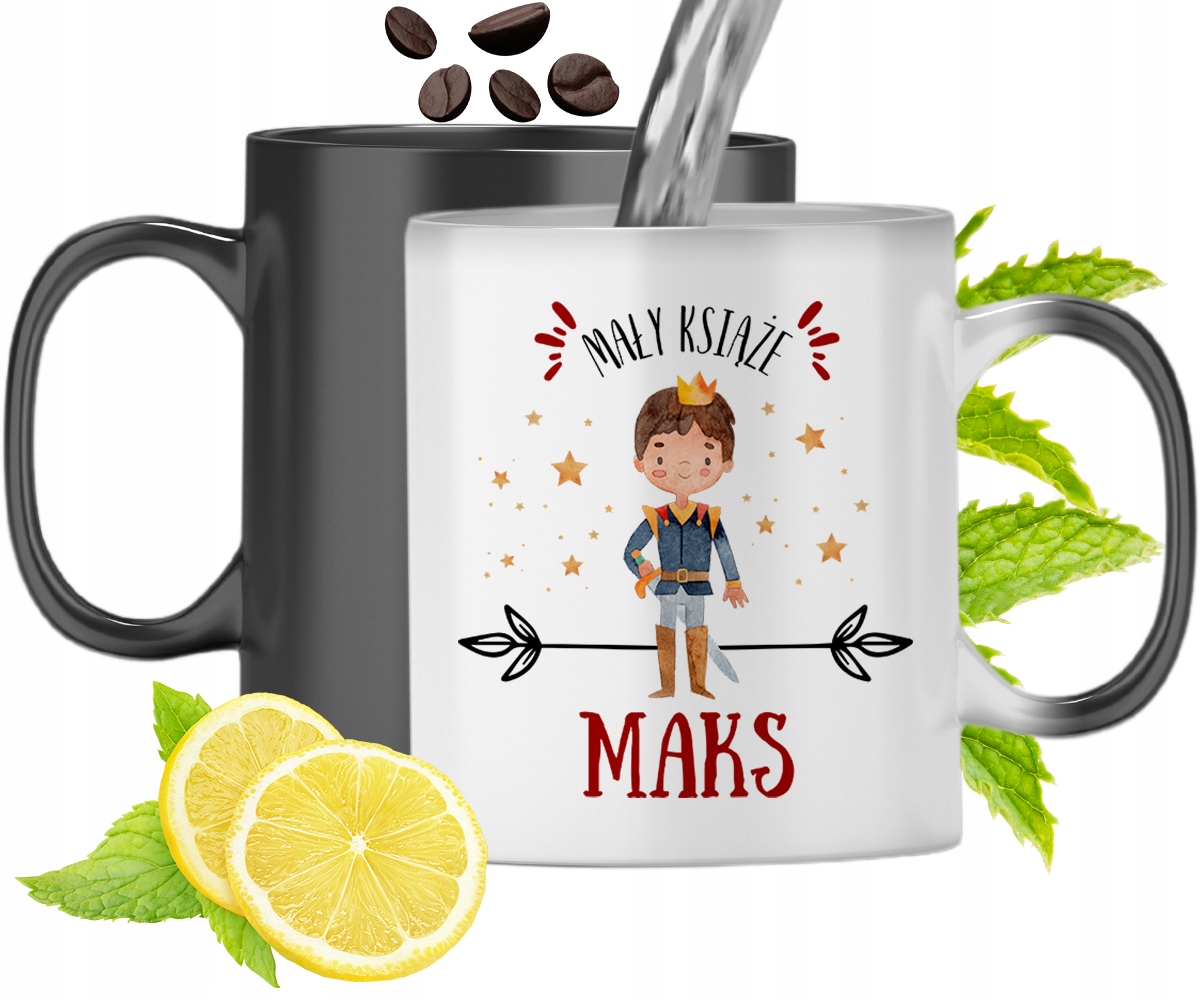Dla Maksa Kubek Magiczny Syna Dziecka Prezent Z Nadrukiem Ze Zdjęciem