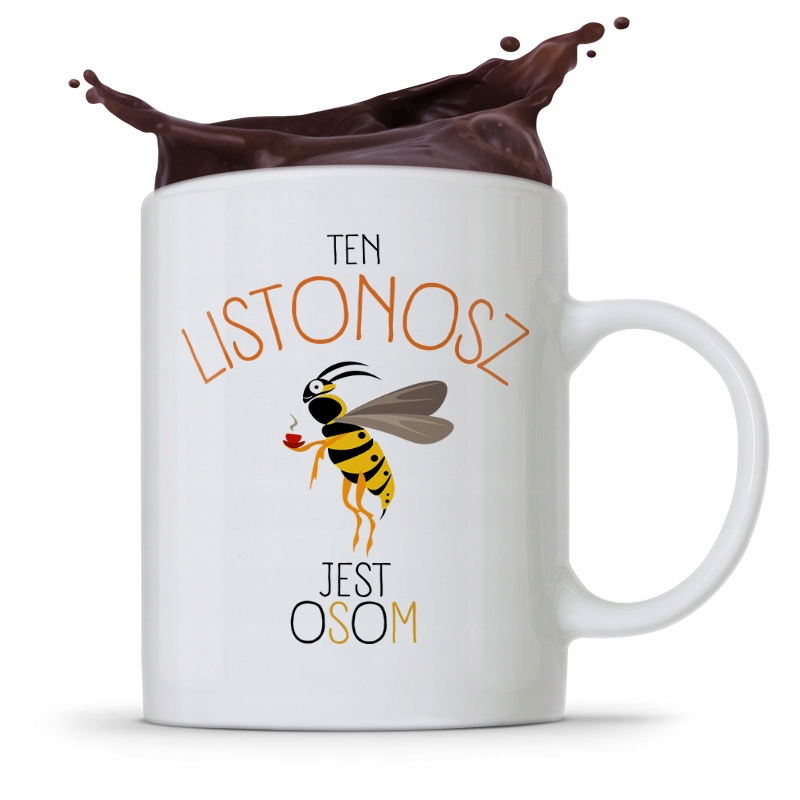 Kubek Prezent Dla Listonosza Jest Osom Z Nadrukiem Ze Zdjęciem