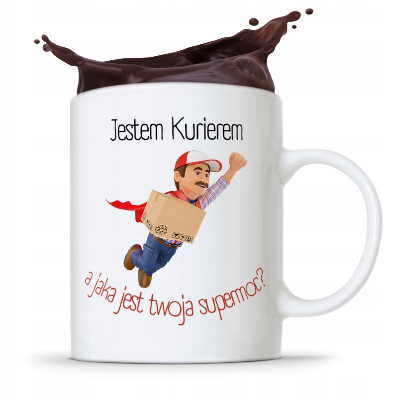Kubek Prezent Dla Kuriera Jestem Kurierem Prezent Z Nadrukiem Ze Zdjęciem